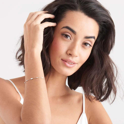 Opal Colour Bracelet Silver
