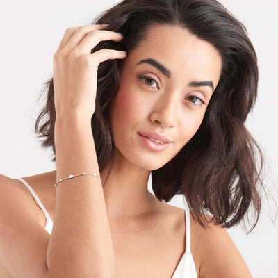 Opal Colour Bracelet Silver