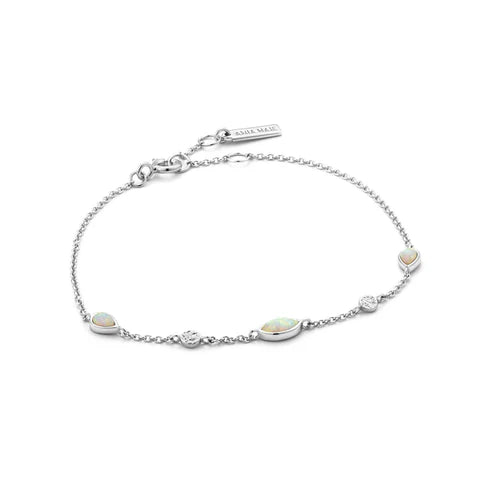 Opal Colour Bracelet Silver