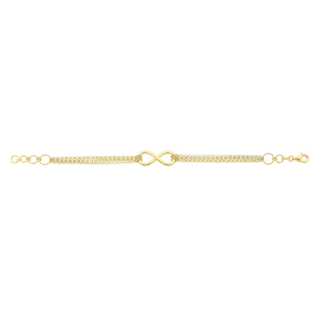 Infinity Bracelet Gold Plated