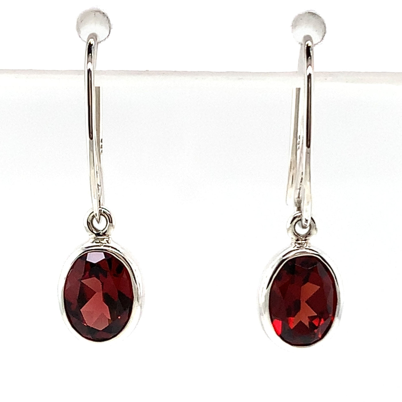 Garnet Hanging Earring