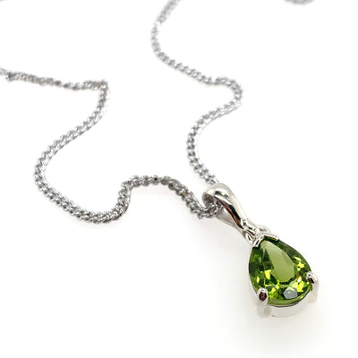 Peridot Pear Pendant