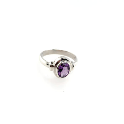 Sterling Silver Amethyst Ring
