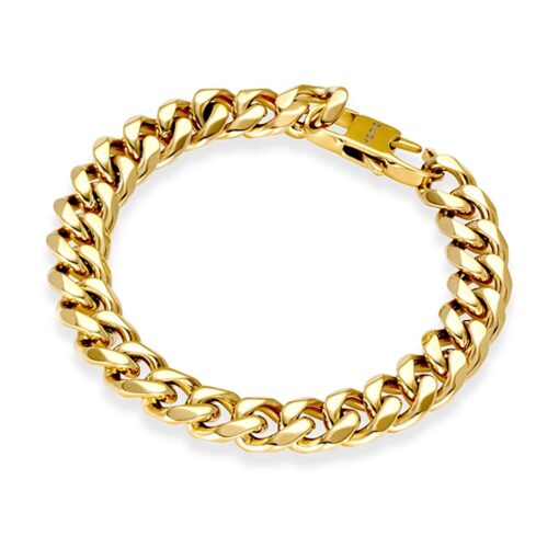 Blaze Stainless Steel Curb link bracelet