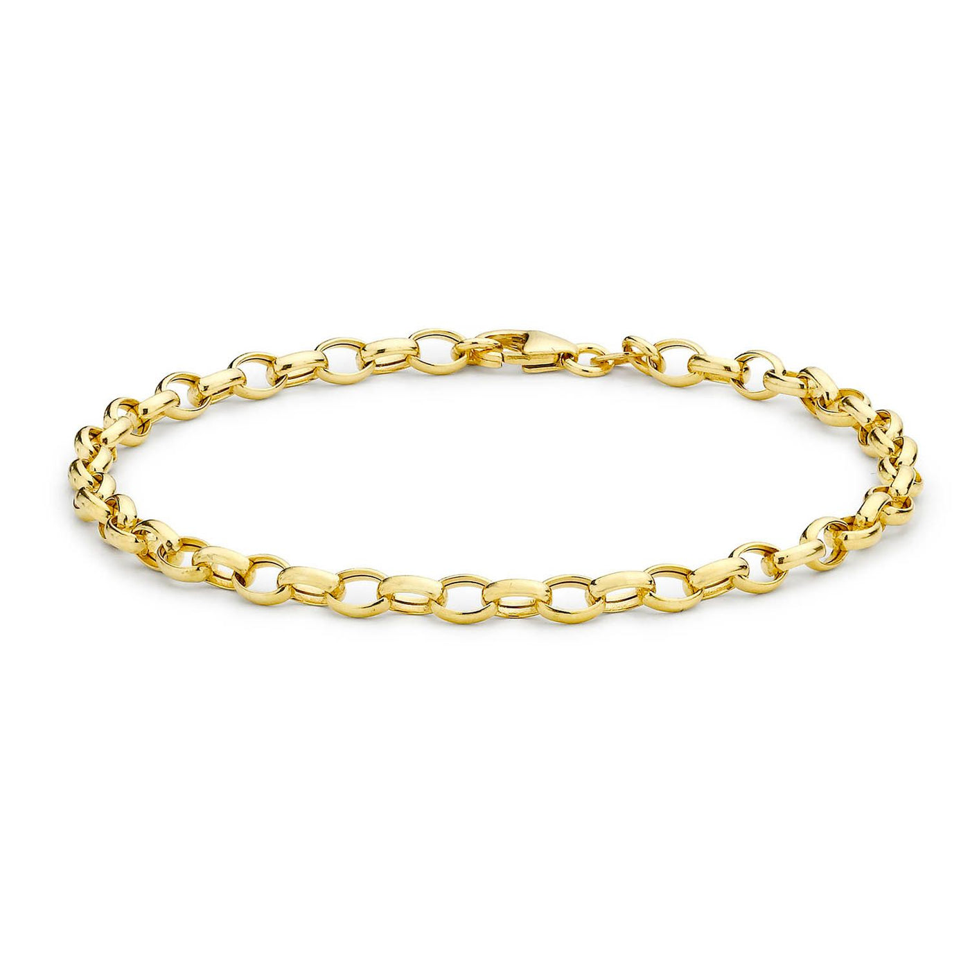 Gold Oval Belcher Bracelet