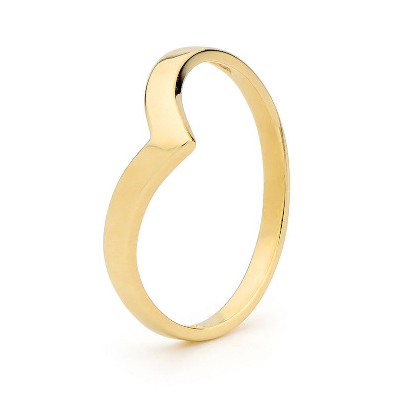 9k WISHBONE RING