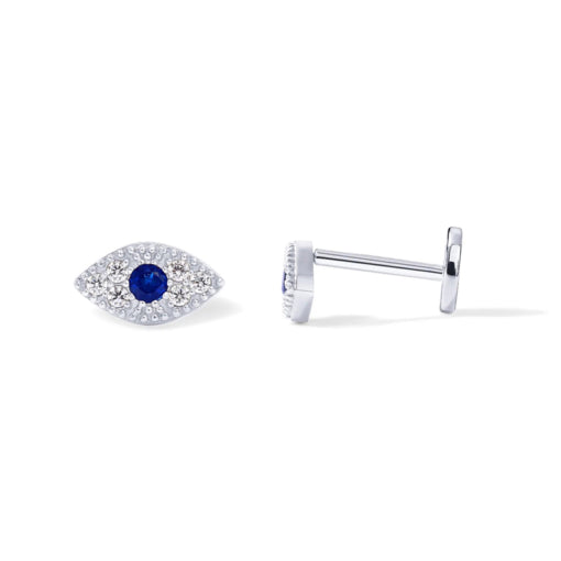 Evil Eye Flatback Stud Single