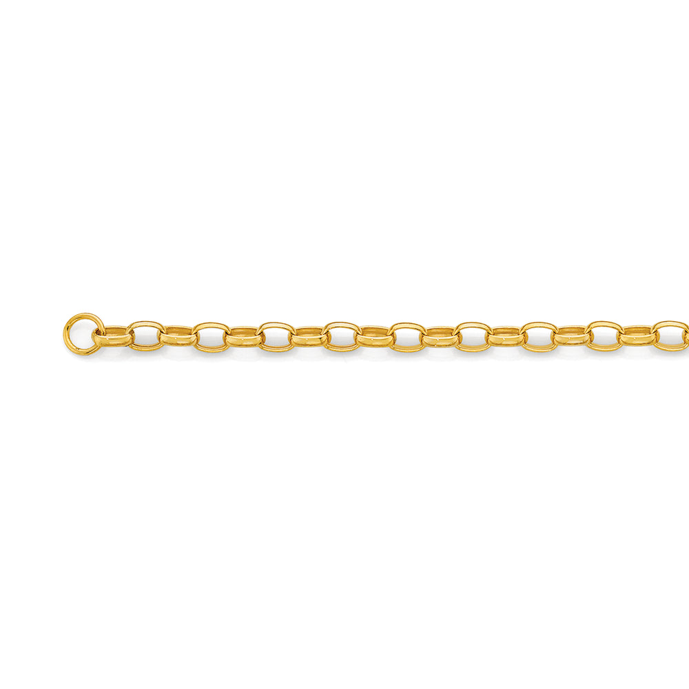 9k YELLOW GOLD Silver Filled Chain