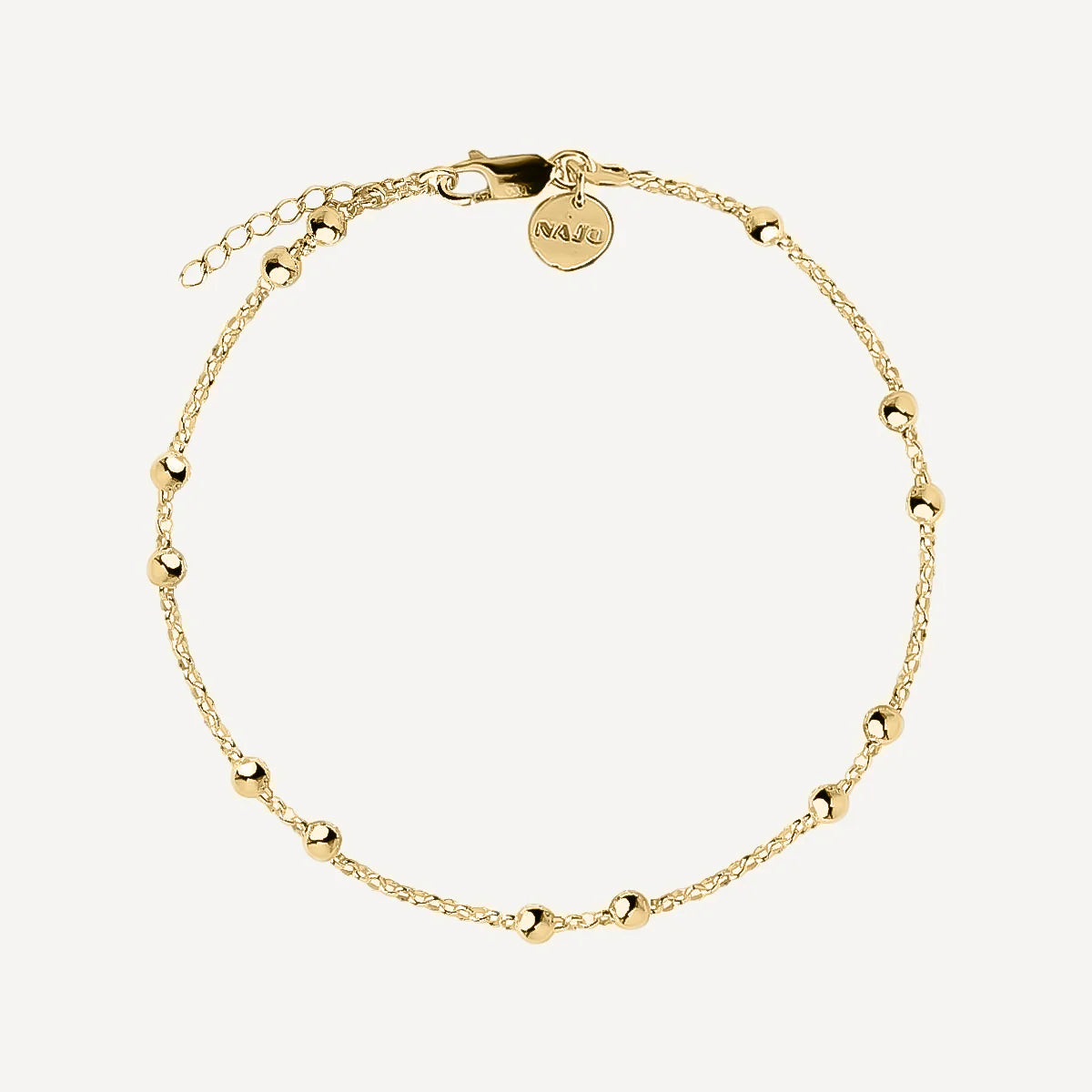 Mattina Anklet - goldtone