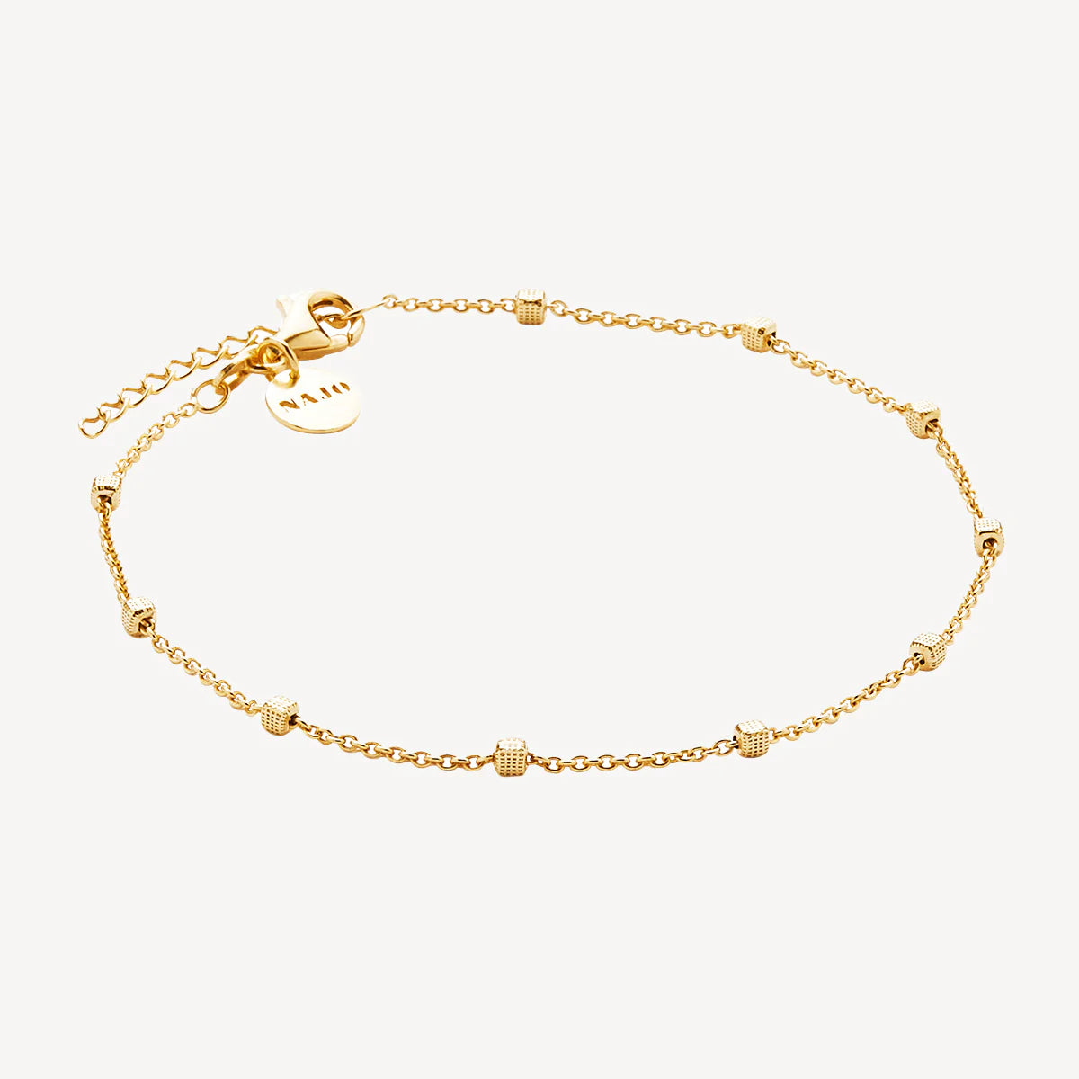 Birdsong Chain Anklet - goldtone