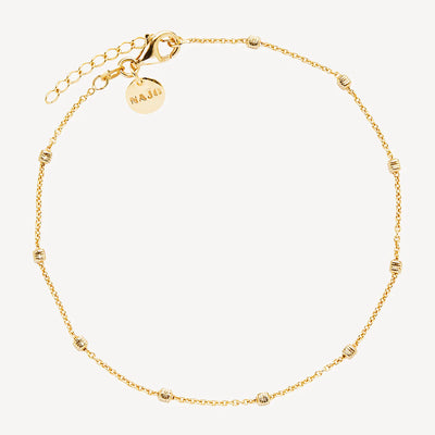 Birdsong Chain Anklet - goldtone