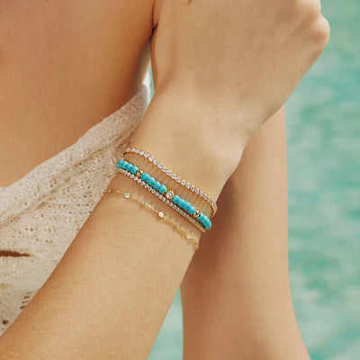 Created Turquoise Bracelet