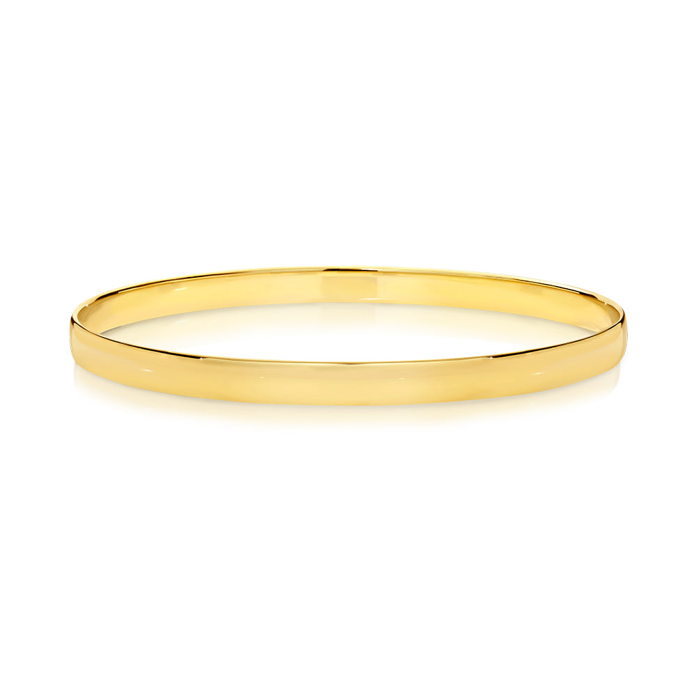 9K Yellow Gold Bangle