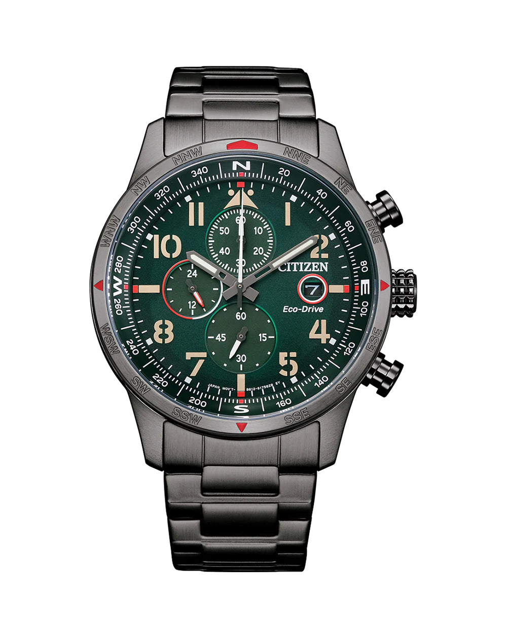Citizen Green and Black Chronograph Watch