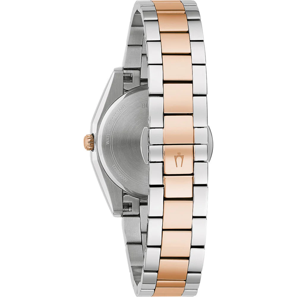 Bulova Ladies with Diamond Accents and Mother Of Pearl Dial