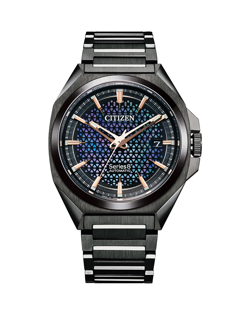 Series 8 Automatic Gents Black Wristwatch