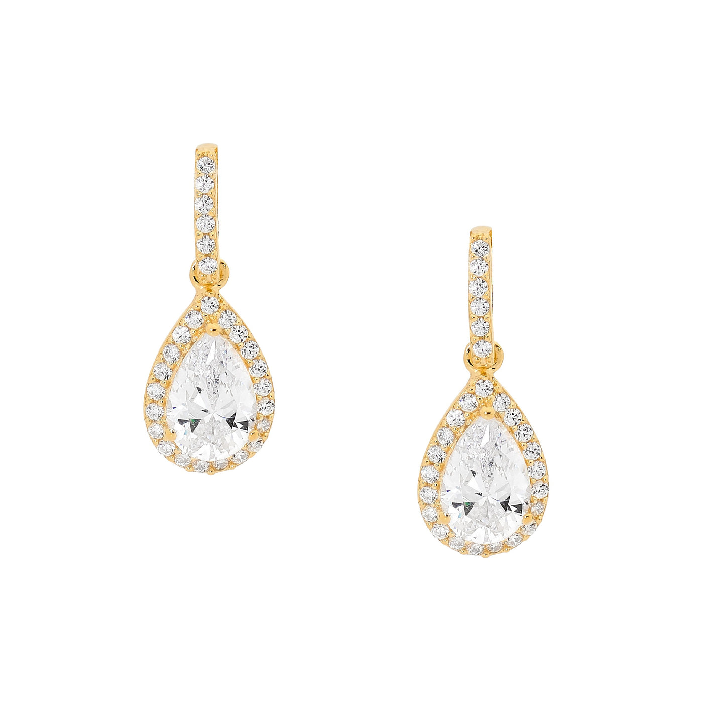Zirconia Elegant Drop Earrings