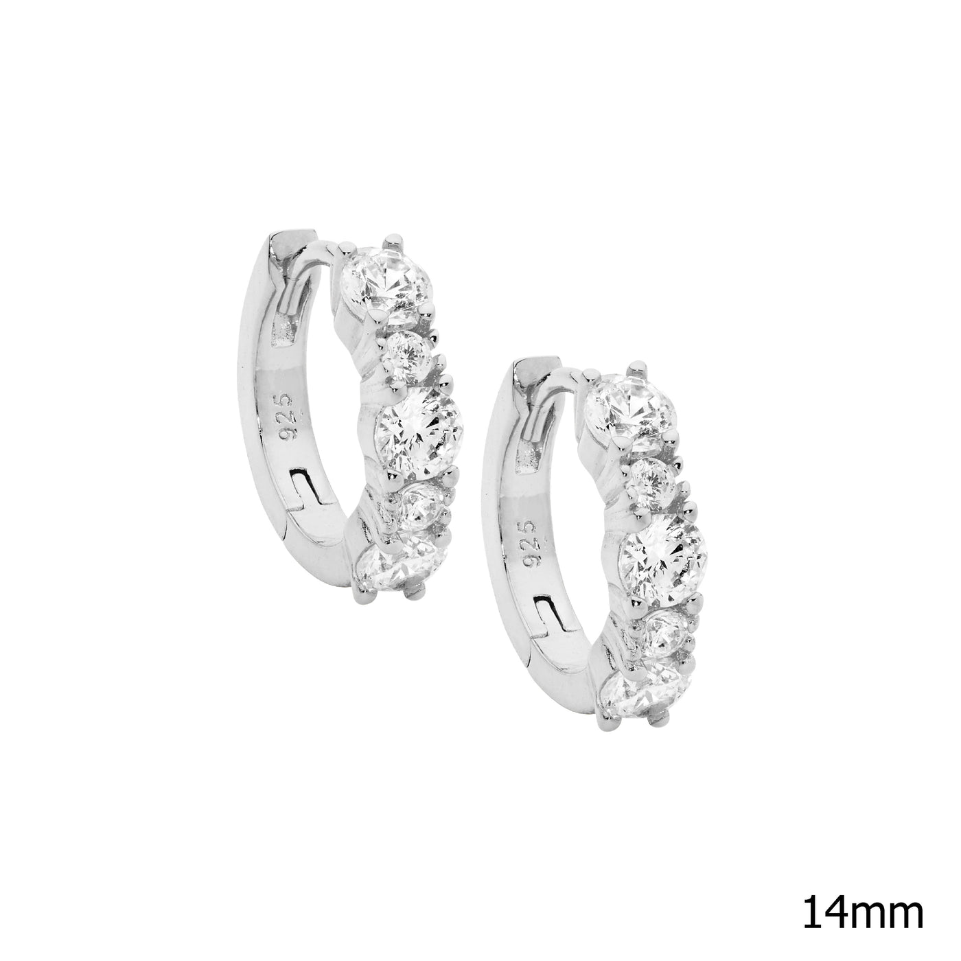 Cubic Zirconia Huggies