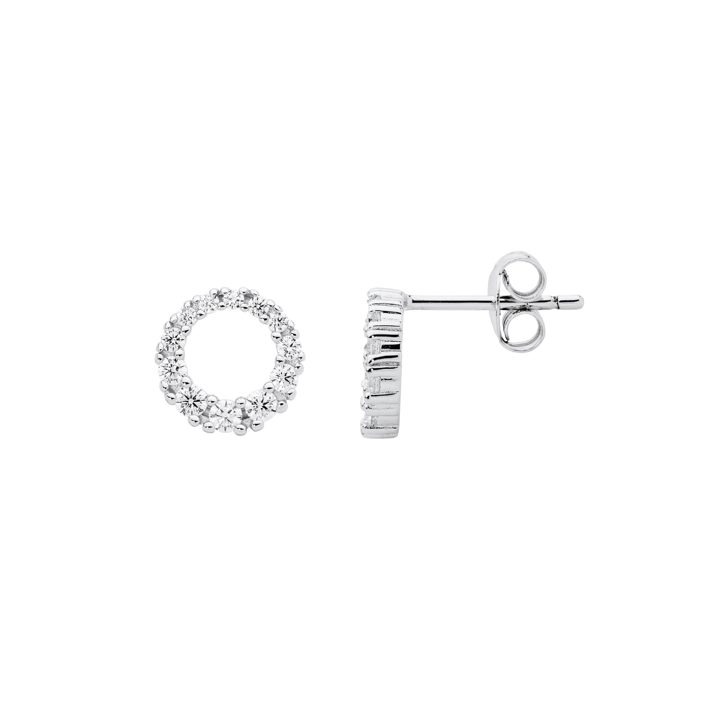 Gradient Circle Stud