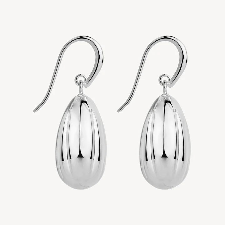Cacao Drop Earring - SILVER