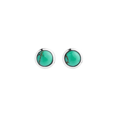 Husk Turquoise Stud Earring