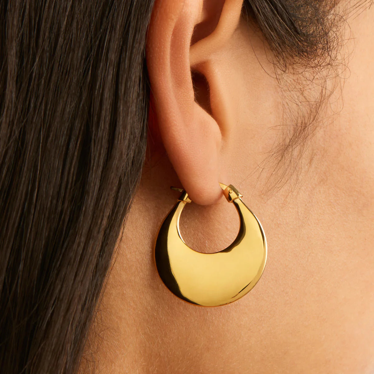 Cresence Hoop Earrings