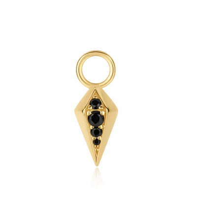 Gold Rhombus Earring Charm