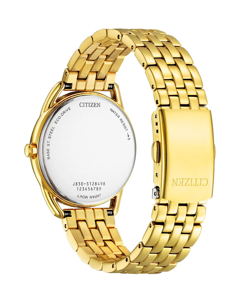 CITIZEN ECO DRIVE BLACK & GOLD LADIES