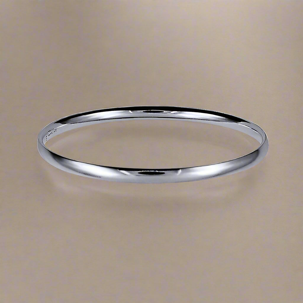 Solid Silver Bangle