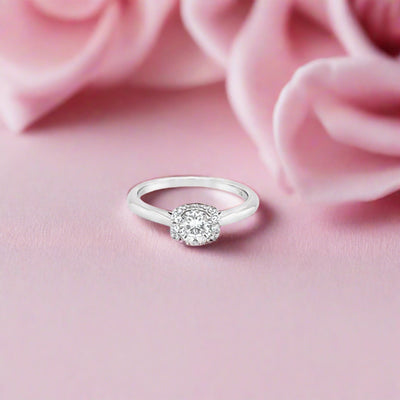 Half Carat Lab-Grown Diamond Engagement Ring