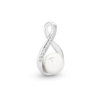 Silver 'Elma' Pearl Pendant