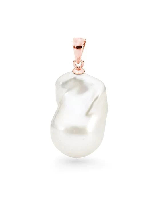 The pebble pendant- 9K RoseGold