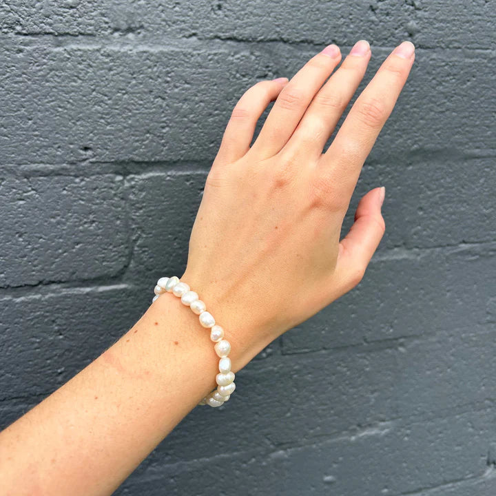 White Audrey Bracelet