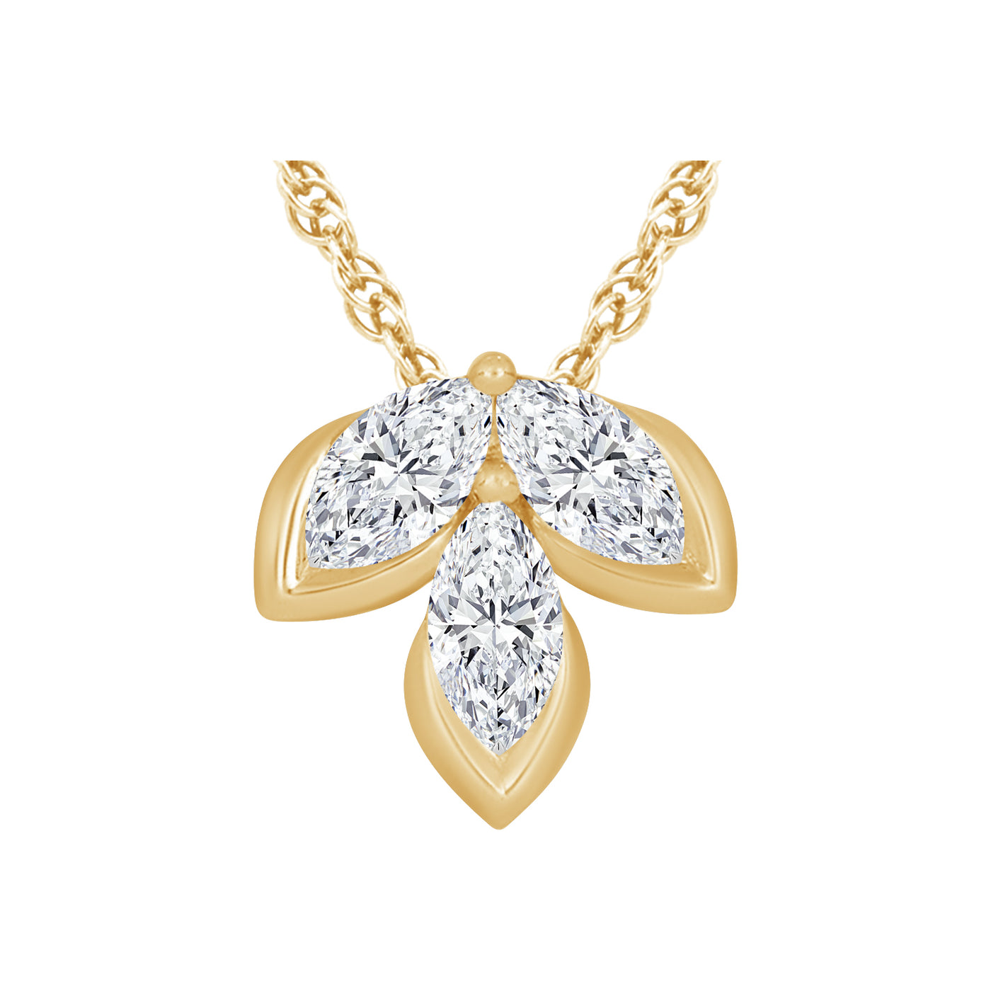 10K LabGrown Diamond Slider Pendant