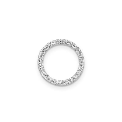 9K DIAMOND CIRCLE PENDANT