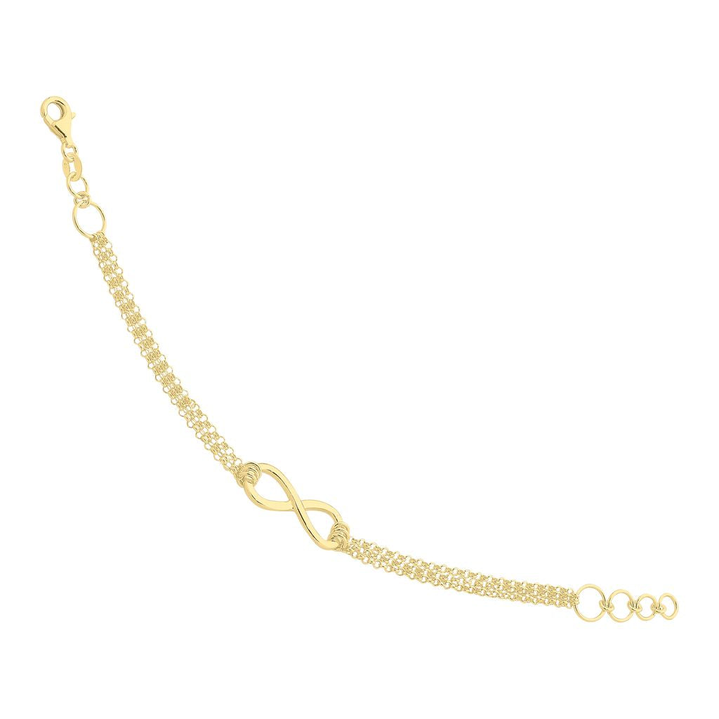 Infinity Bracelet Gold Plated