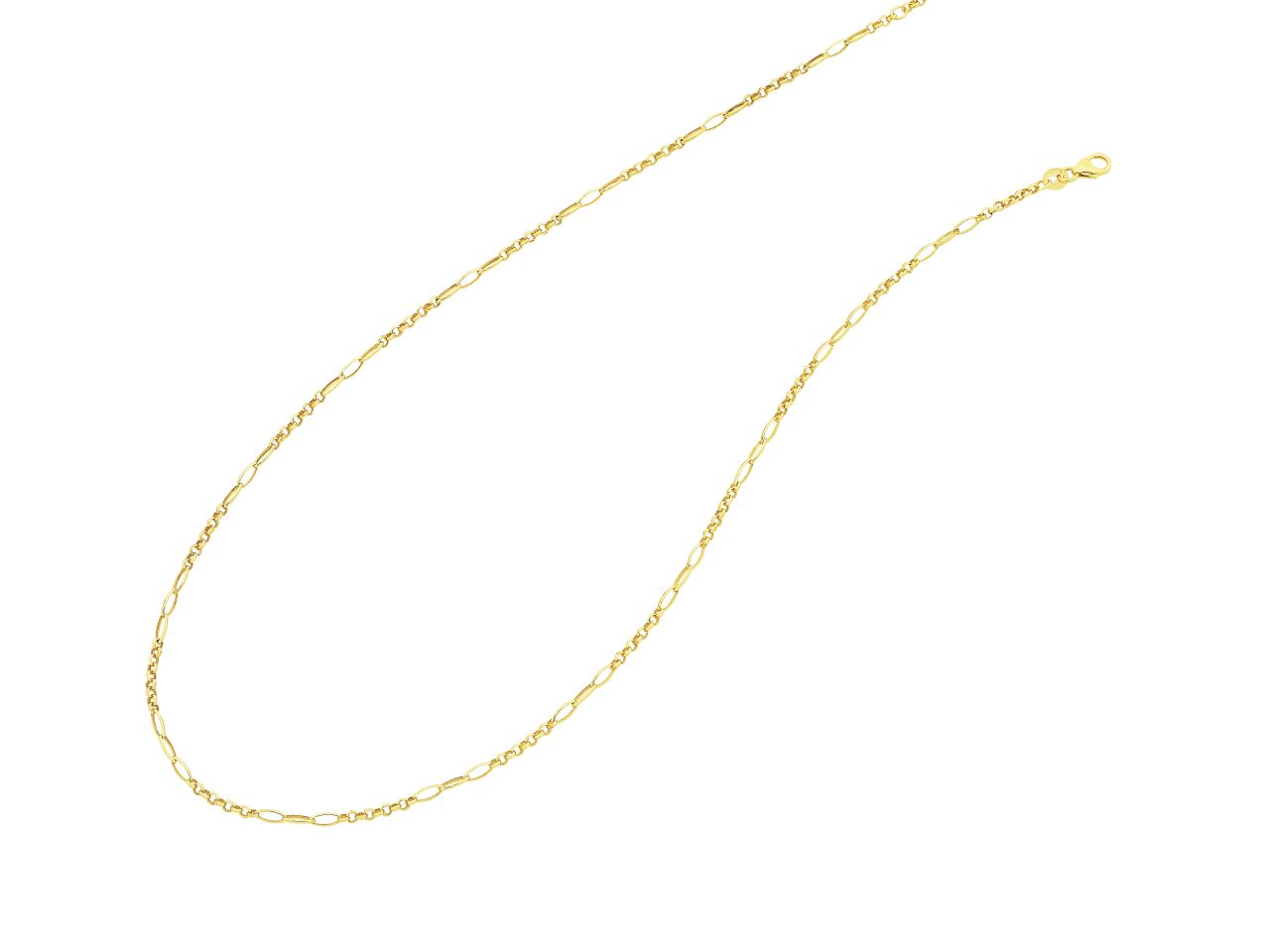 9k Yellow Gold & Silver filled Belcher chain