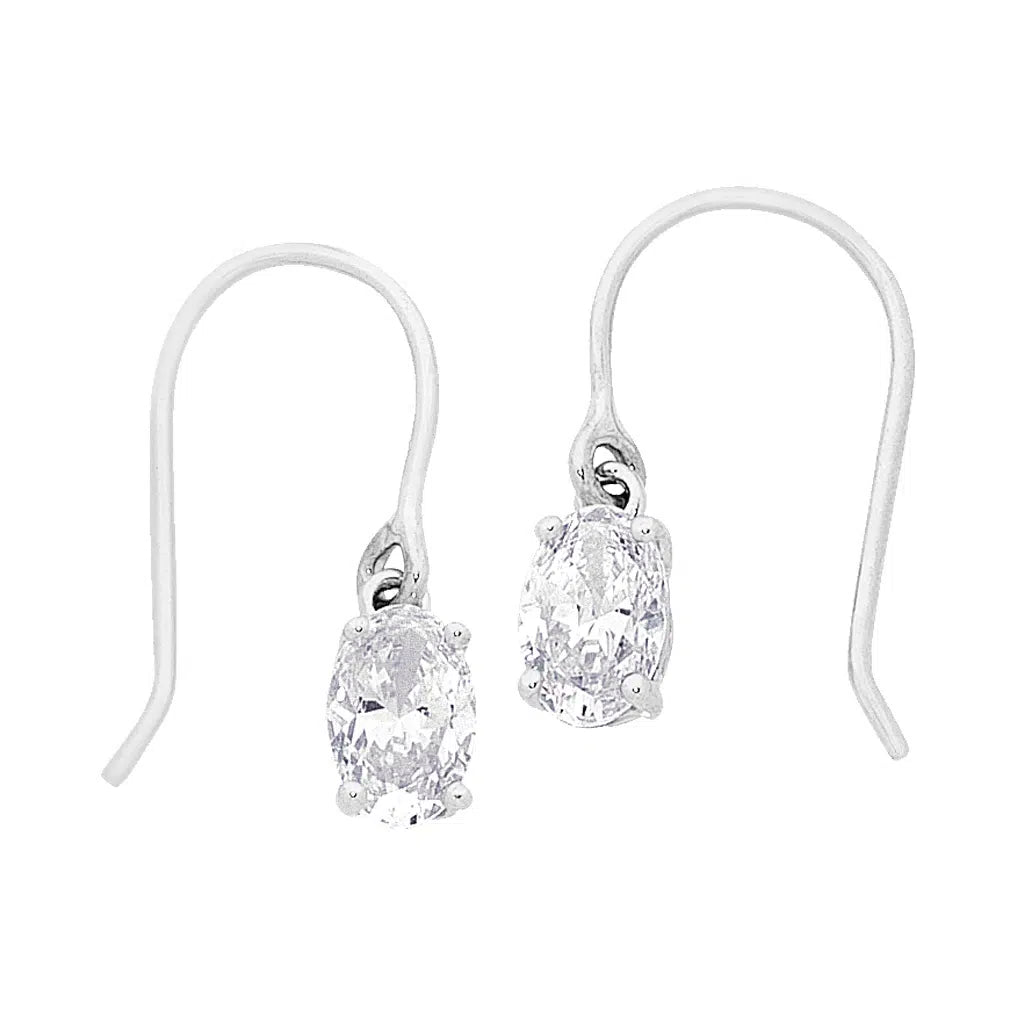 Sterling Silver Cubic Zirconia Earrings