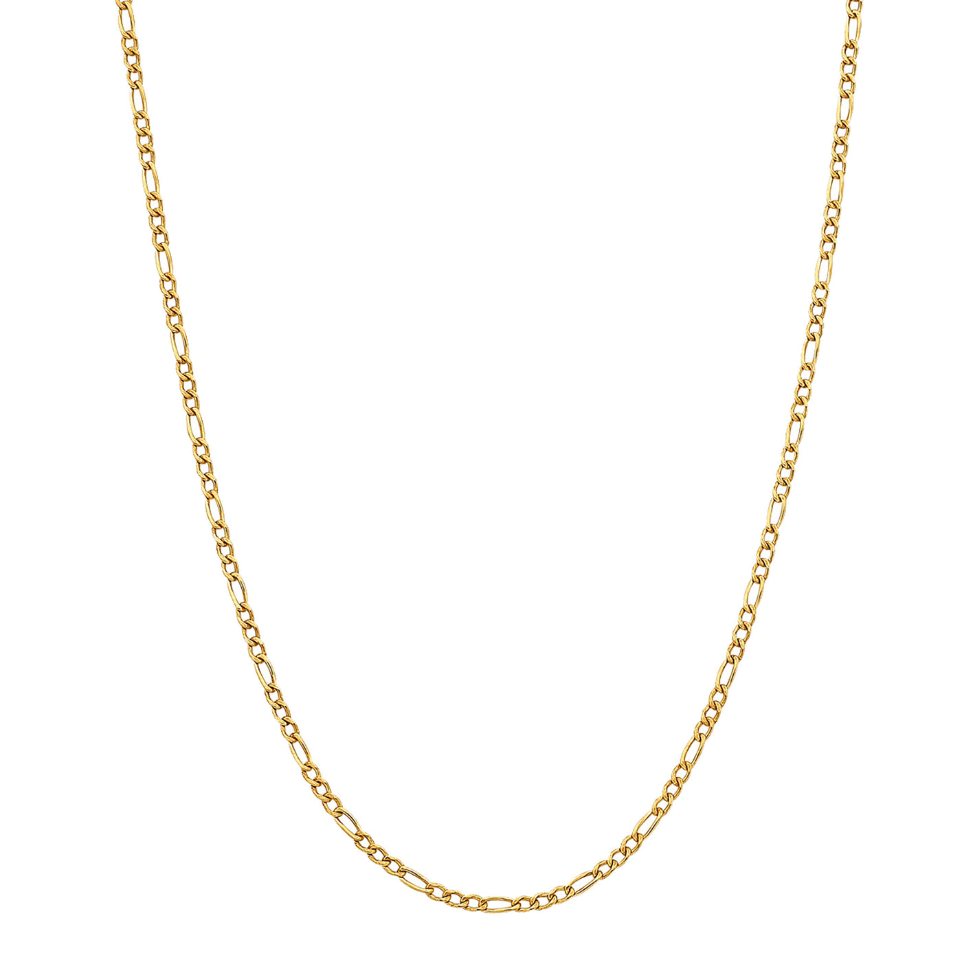 9K Yellow Gold Silver Filled 3-1 Chain