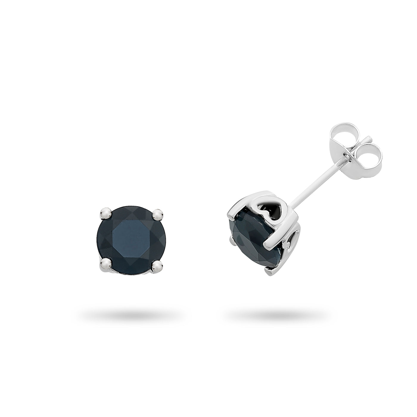 Sterling Silver Sapphire Studs