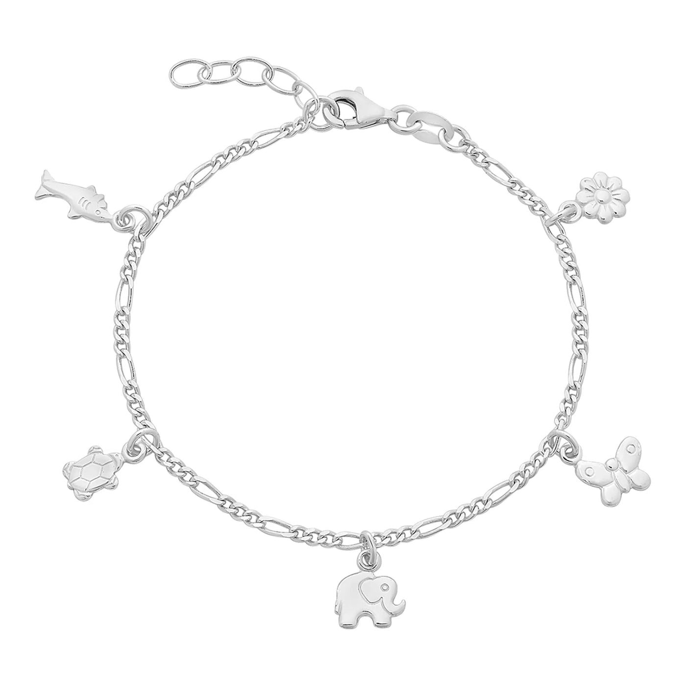 Silver Child Charm Bracelet