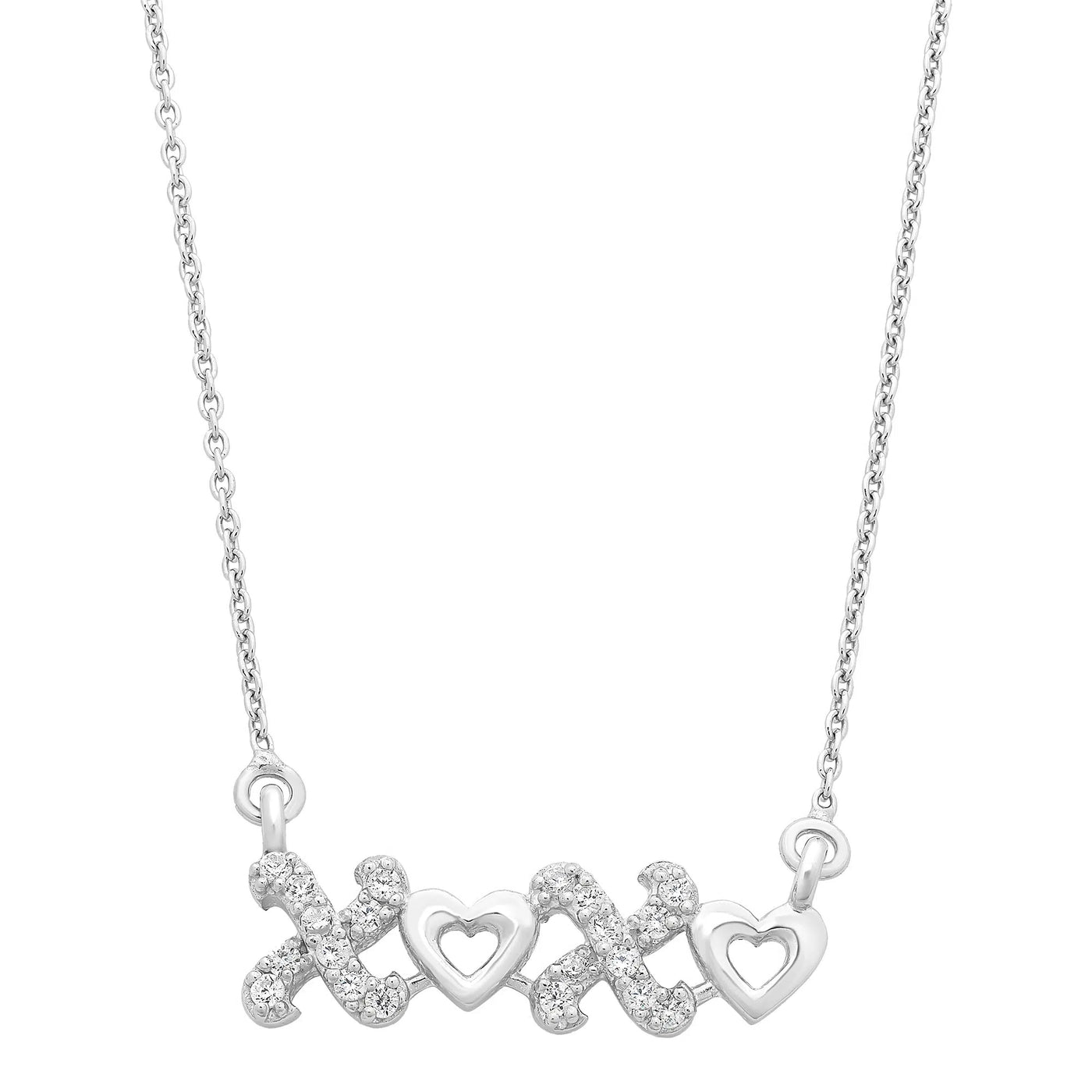Silver ‘XOXO’ Necklace