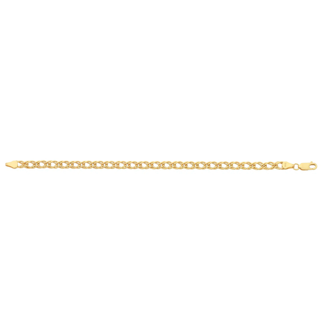 9k Silver Filled Double Link Bracelet