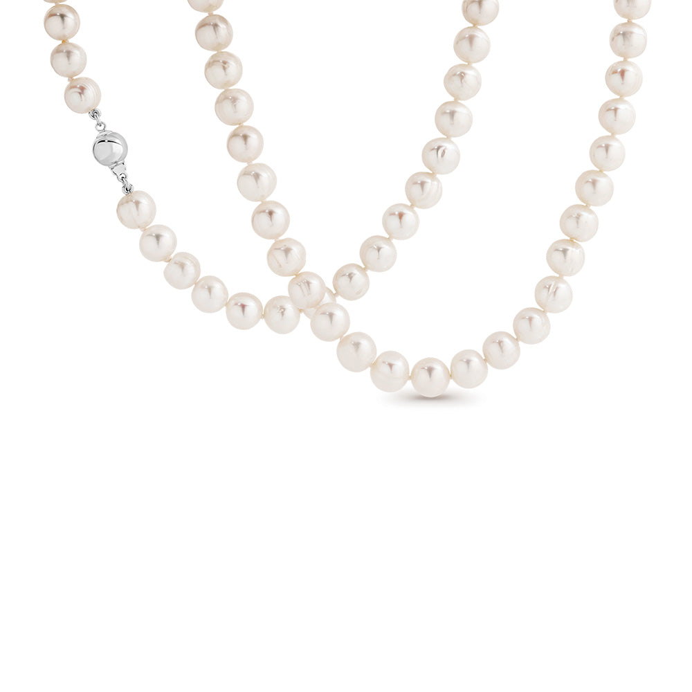 Freshwater Pearl Strand with Sterling Silver Clasp