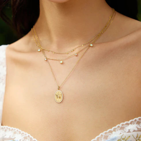 Kyoto Opal Station Necklace