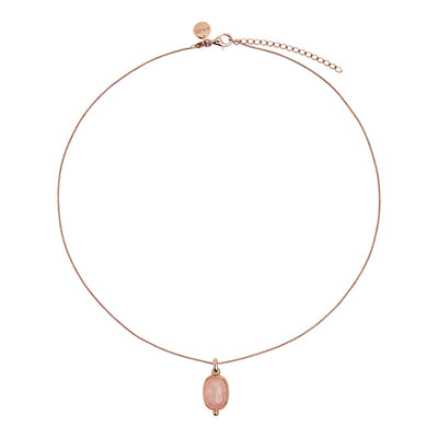 Fleur Rose Quartz Pendant