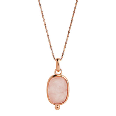 Fleur Rose Quartz Pendant