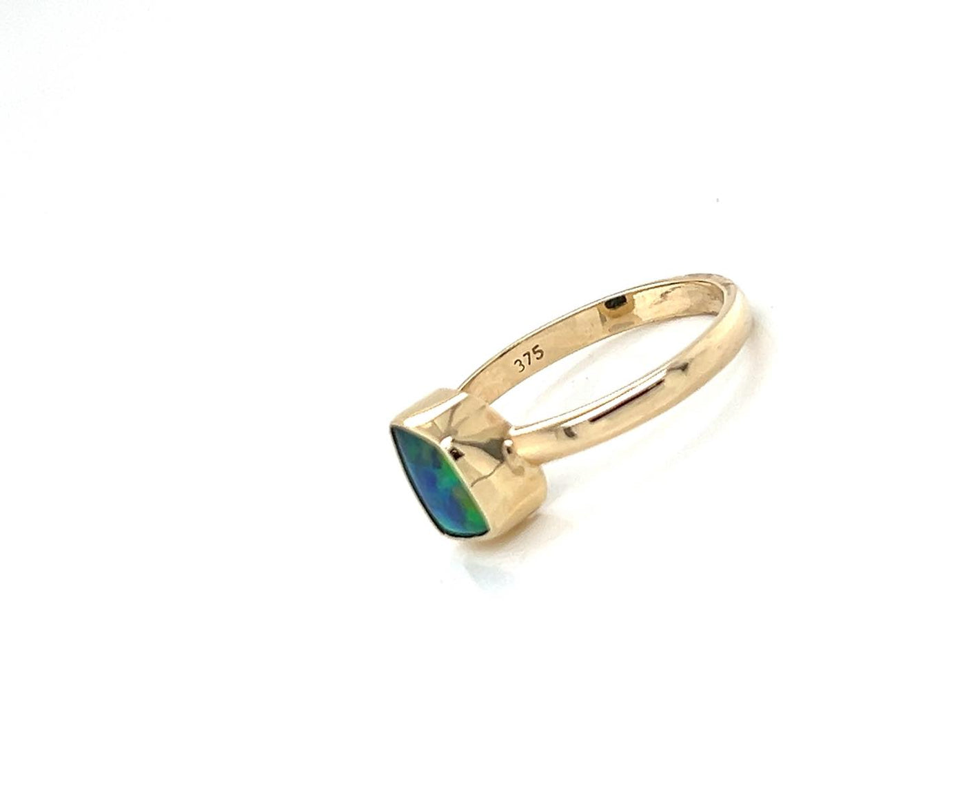 9K OPAL DOUBLET RING