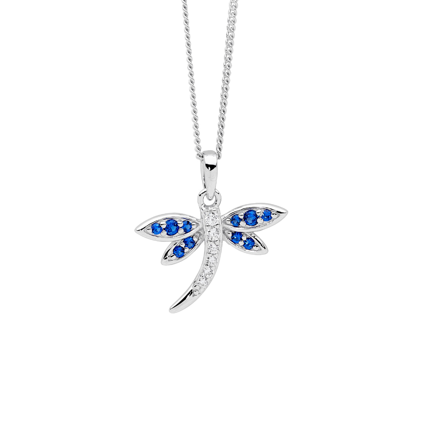 Dragonfly Necklace - Blue