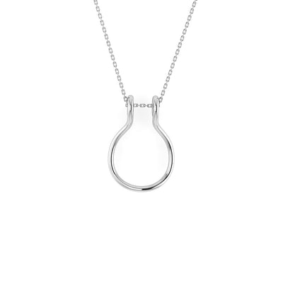 Ring Holder Pendant - Sterling silver